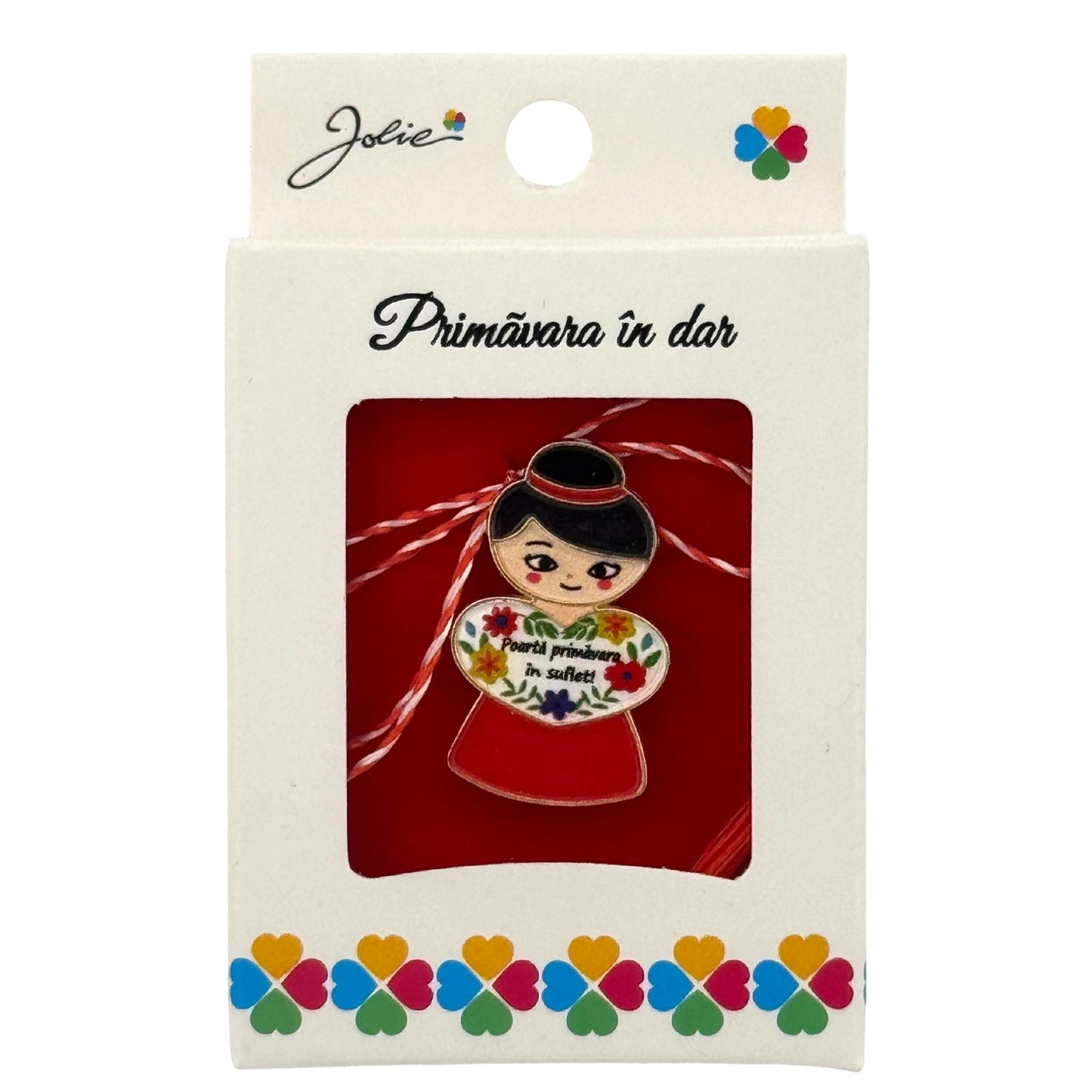 Box 12 Martisoare Brosa Modele Traditionale + 12 Pungi Cadou