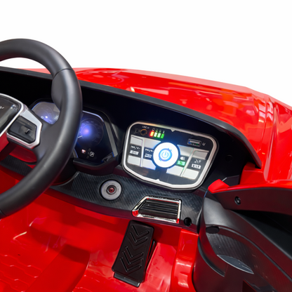 Mașinuță Electrică Audi RS e-tron GT pentru Copii 12V, Telecomandă 2.4G, Scaun din Piele, Lumini LED, MP3