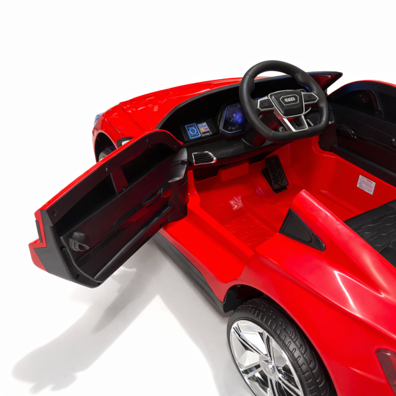 Mașinuță Electrică Audi RS e-tron GT pentru Copii 12V, Telecomandă 2.4G, Scaun din Piele, Lumini LED, MP3