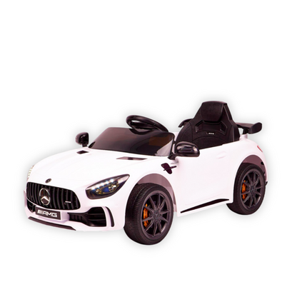 Masina Electrica Cu Telecomanda Mercedes-Benz AMG GT-R , varsta 2 - 6 ani, 2 Motoare , 12V