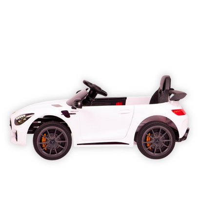 Masina Electrica Cu Telecomanda Mercedes-Benz AMG GT-R , varsta 2 - 6 ani, 2 Motoare , 12V