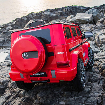 Masinuta electrica cu telecomanda, Mercedes-Benz AMG G63, 12V, varsta 3-6 ani,