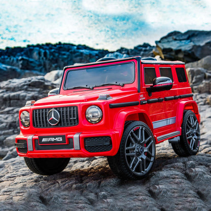 Masinuta electrica cu telecomanda, Mercedes-Benz AMG G63, 12V, varsta 3-6 ani,