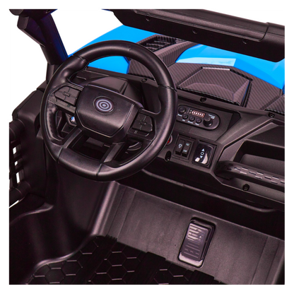 Buggy XXL UTV electric copii, 2 locuri, tractiune 4x4, varsta 2-8 ani, suspensii