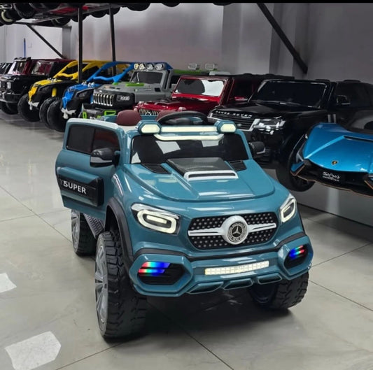 Mașină Electrică pentru Copii 3-9 ani Mercedes GLE Muzica, Lumini Blue