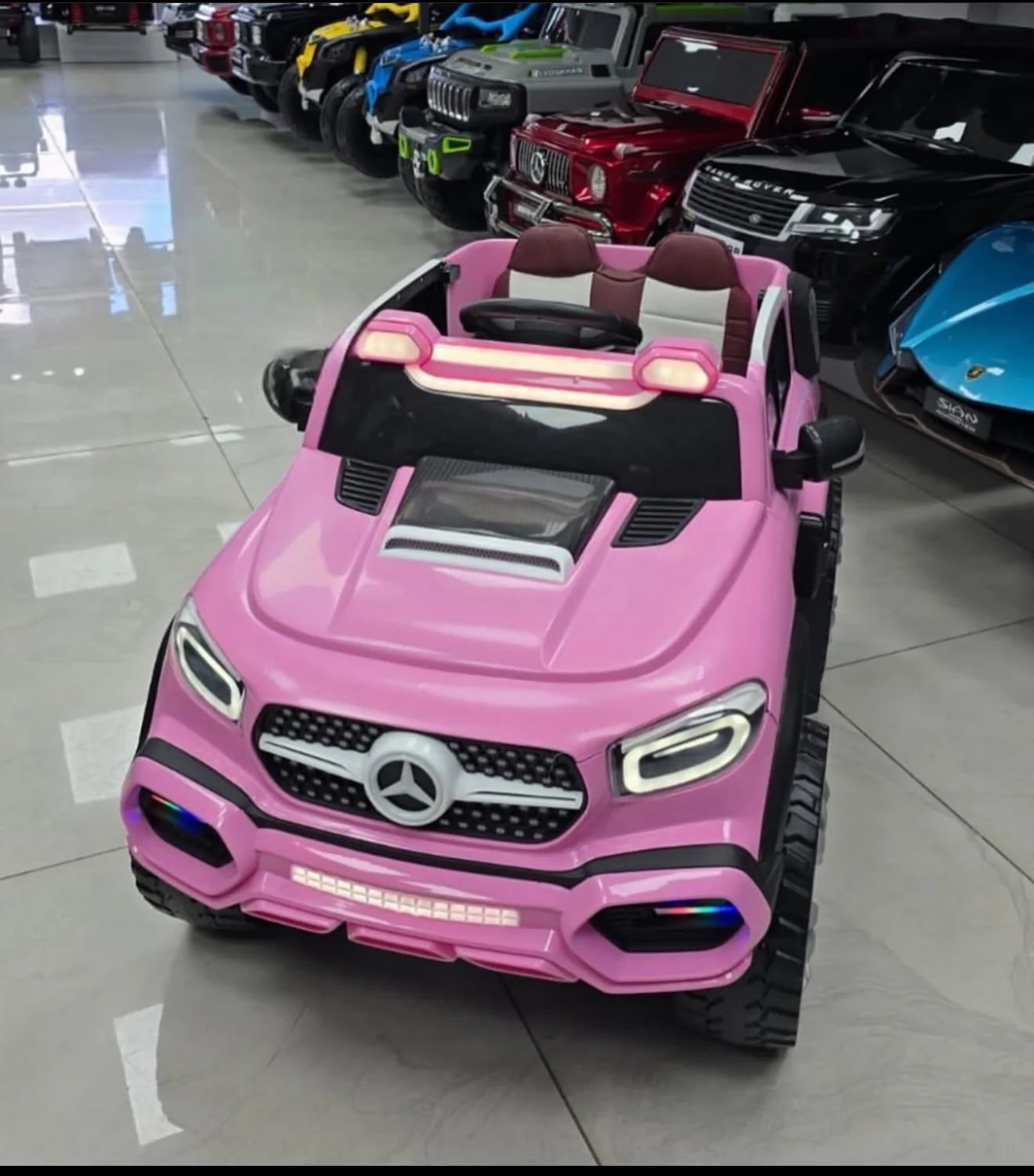 Mașină Electrică pentru Copii 3-9 ani Mercedes GLE Muzica, Lumini