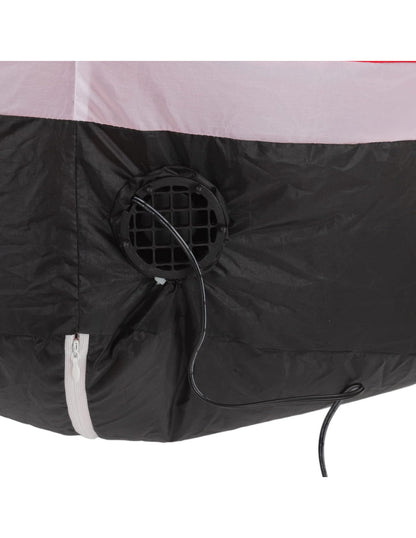 Moș Crăciun Gonflabil Uriaș, 240 cm Înălțime, Cu Lumini LED, Ventilator inclus