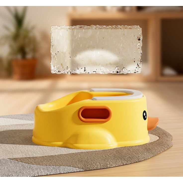 Olita Ergonomica pentru Copii, +1an, Portabila, Design Ratusca, Model Prietenos, Non-Toxic, Compartiment Detasabil, cu Maner, Usor de Curatat