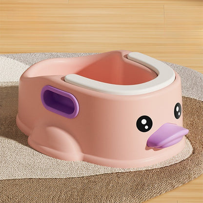 Olita Ergonomica pentru Copii, +1an, Portabila, Design Ratusca, Model Prietenos, Non-Toxic, Compartiment Detasabil, cu Maner, Usor de Curatat