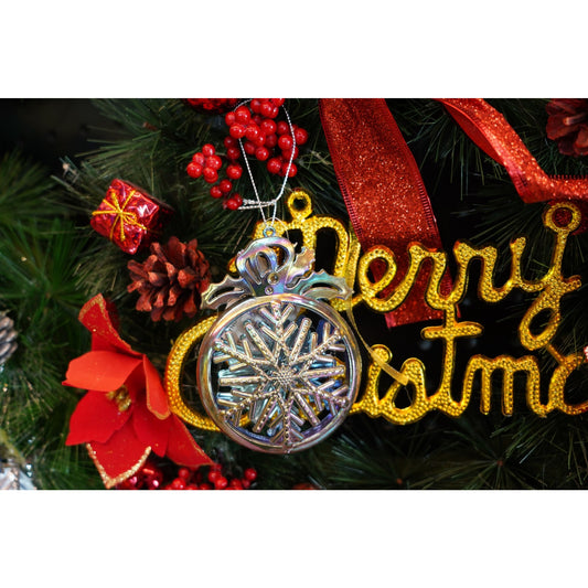 Ornament brad de Craciun, 8 cm x 11 cm
