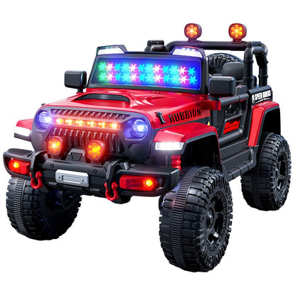 Mașină Electrică pentru Copii, Off-Road, Conectare Bluetooth, telecomandă, Tracțiune Integrală, Lumina Intermitenta, Baterie 12V 7Ah, 120x63x68cm
