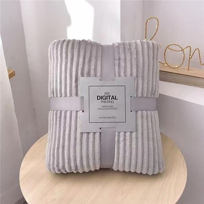 Patura Cocolino Microfibra, 200x230 Pentru Pat Dublu Textura Gofrata