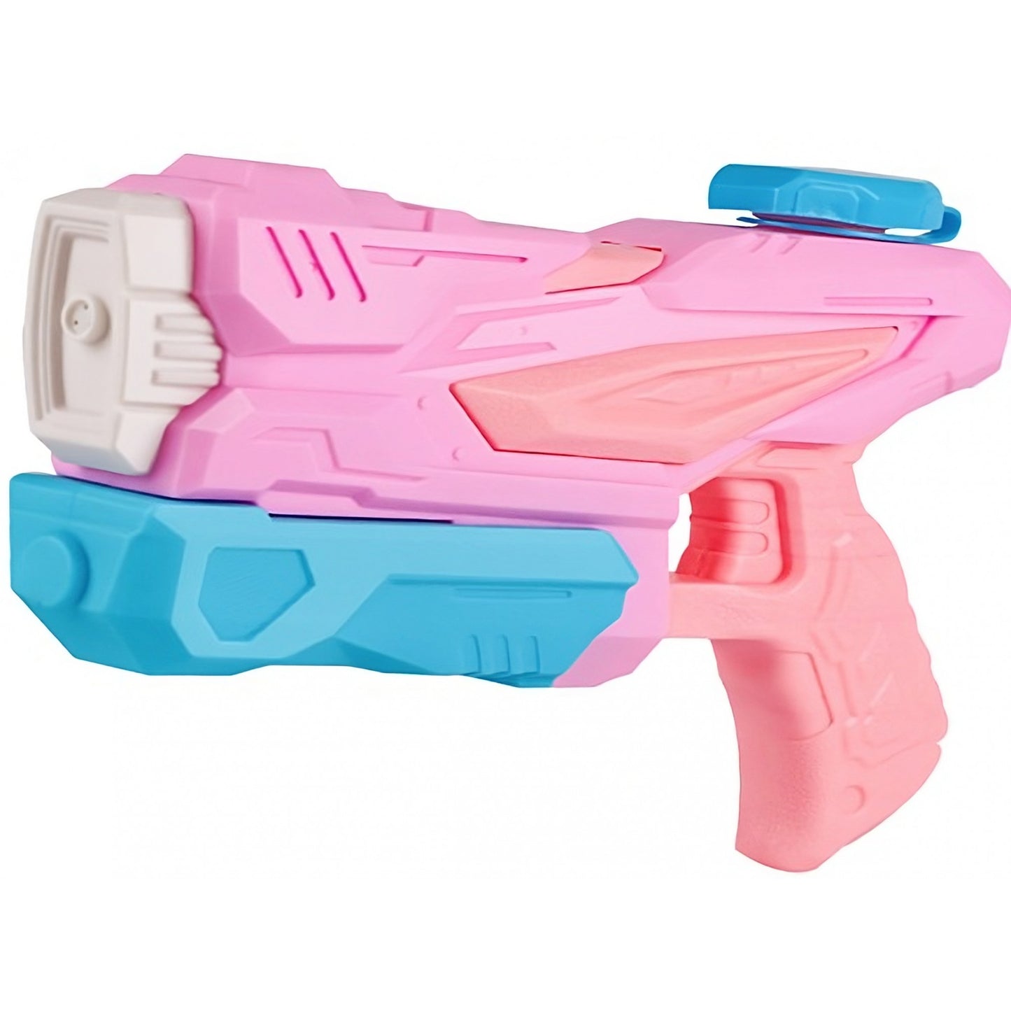 Pistol cu Apa pentru Copii, Rezervor, Pentru Piscina/Plaja,  6ani+, 3 duze, Roz, 300ML