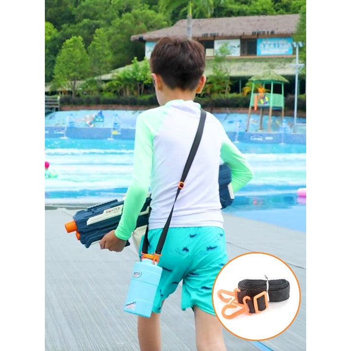 Pistol cu Apa pentru Copii, Rezervor 600ml, 14ani+, cu baterie 1500mAh, Electric Burst, Albastru/Alb, 1000ML