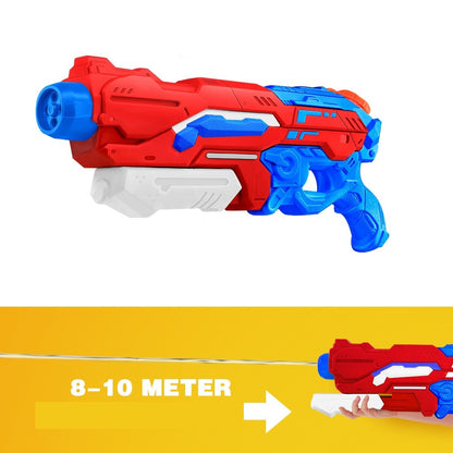 Pistol cu Apa, +6 Ani, Rezervor 1200 ml, din Plastic, 40 x 7 x 20 cm, Rosu/Albastru