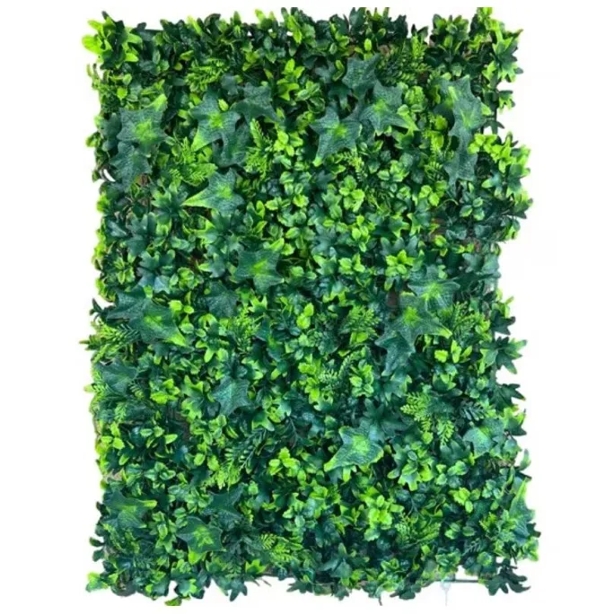 Gard viu artificial cu frunze verzi, panou 40x60 cm