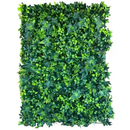 Gard viu artificial cu frunze verzi, panou 40x60 cm