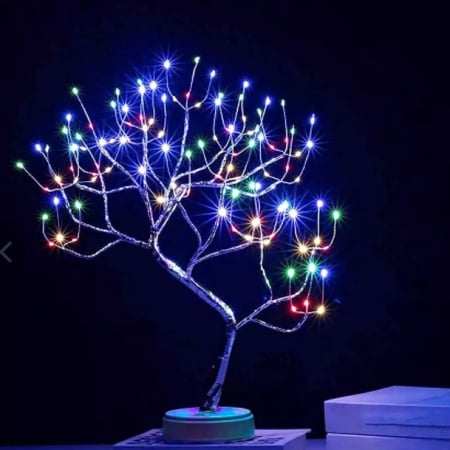 Copacel decorativ cu 108 LED-uri, USB si Baterii