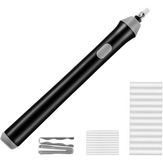 Radiera Electrica, pentru Schite si Arta, Grosime Varf 3 mm/5 mm, Baterii 2 x AA, din ABS