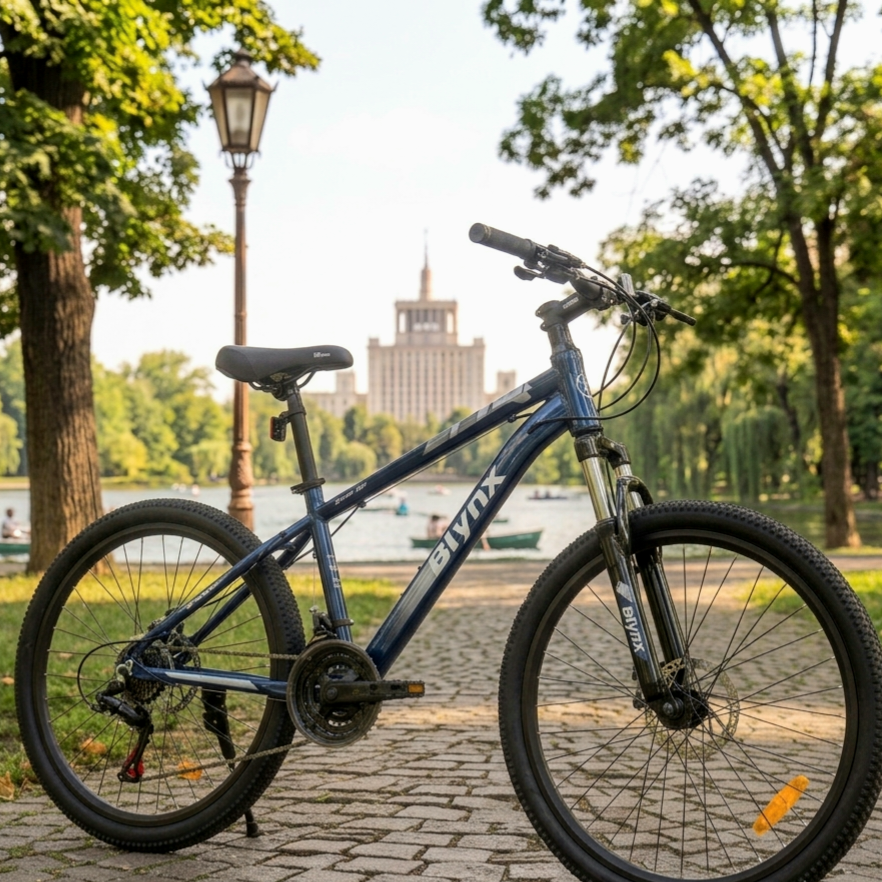 Bicicleta MTB 20 Inch Cu Suspensie Fata Si Sistem de Franare pe Disc