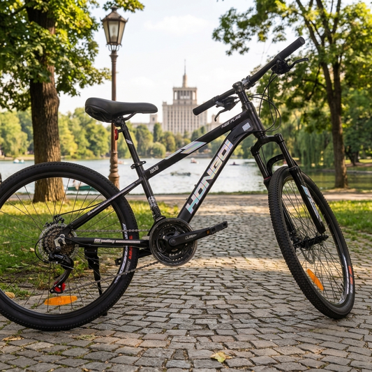 Bicicleta MTB 24 Inch Cu Suspensie Fata Si Sistem de Franare pe Disc