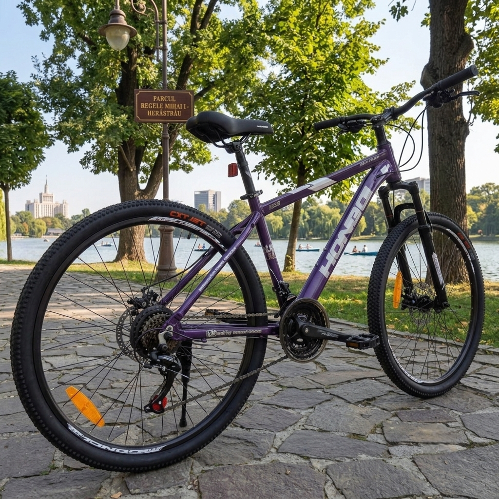 Bicicleta MTB 27.5 Inch Cu Suspensie Fata Si Sistem de Franare pe Disc
