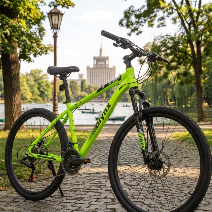 Bicicleta MTB 26 Inch Cu Suspensie Fata Si Sistem de Franare pe Disc