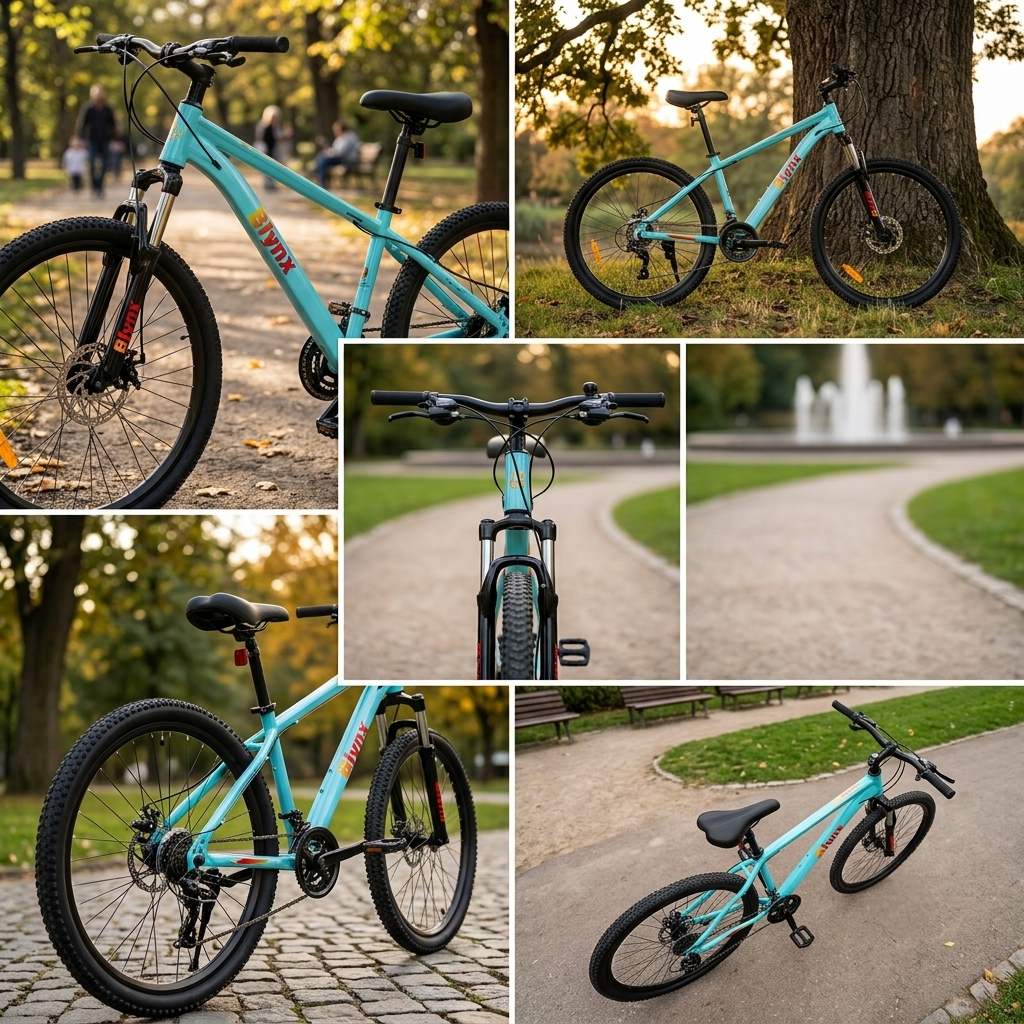 Bicicleta MTB 24 Inch Cu Suspensie Fata Si Sistem de Franare pe Disc