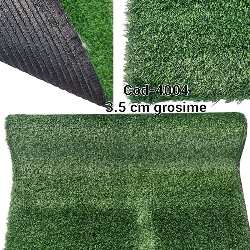 Covor Gazon artificial de inalta calitate  de 1 x 3 m / 3.5 cm grosime