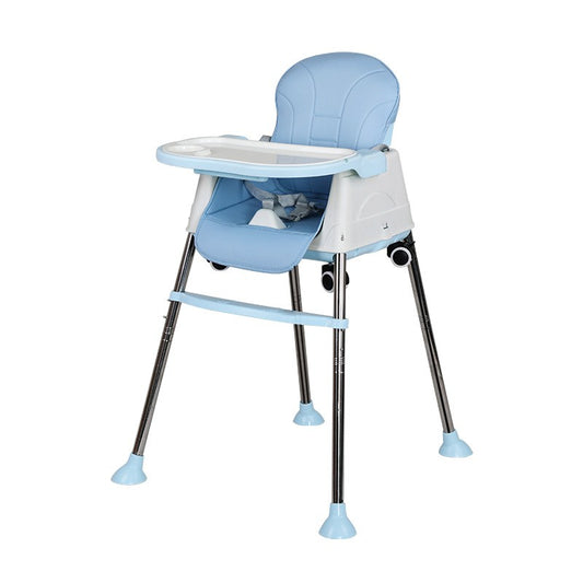 Scaun de Masa ERGONOMIC Pliabil 3in1,  Reglabil, Multifunctional, 3 Pozitii, Masuta si Husa Detasabile, Roti, Centura de Siguranta, Ajustare Inaltime