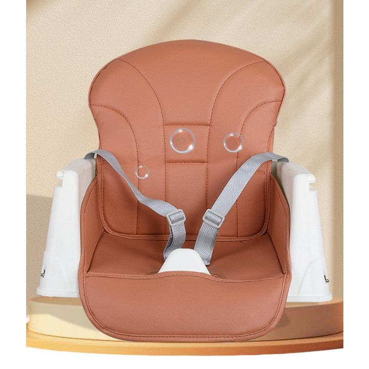 Scaun de Masa ERGONOMIC Pliabil 3in1,  Reglabil, Multifunctional, 3 Pozitii, Masuta si Husa Detasabile, Roti, Centura de Siguranta, Ajustare Inaltime