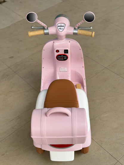 Motocicleta Electrica, cu Acumulator, 12 V, Telecomanda, Bluetooth, Sistem de Lumini si Sunet, 3 - 8Ani, Roz