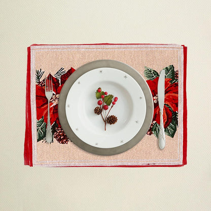 Servet pentru Masa, 43 x 34 cm, Rosu