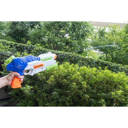Set 2x Pistol cu Apa pentru Copii, Rezervor, Pentru Piscina/Plaja,  6ani+, Roz + Albastru, 1000 ML