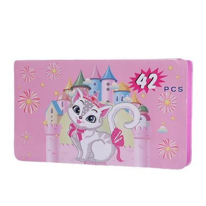 Set 42 Piese de Pictura si Desen, Tip Penar, Model Elefant, 24.3 x 13 x 3 cm