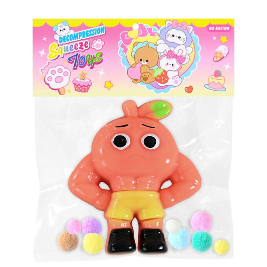 Jucarie Antistres Squishy, Model UDin Din Dun Ma Din, cu Revenire Lenta, din TPR, 12 x 11 x 3 cm