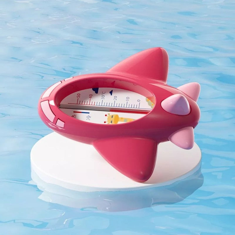 Termometru pentru Baie, Plutitor, Rezistent la apa, Multifunctional, Model Avion, 11x10x4 cm