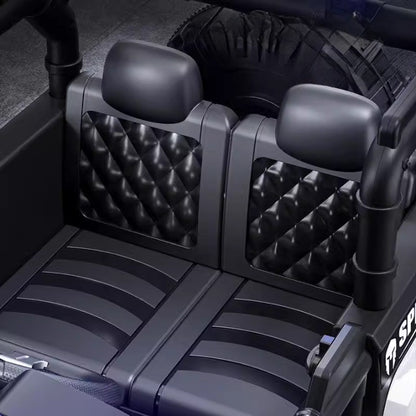 Mașină Electrică pentru Copii, Off-Road, Conectare Bluetooth, telecomandă, Tracțiune Integrală, Lumina Intermitenta, Baterie 12V 7Ah, 120x63x68cm